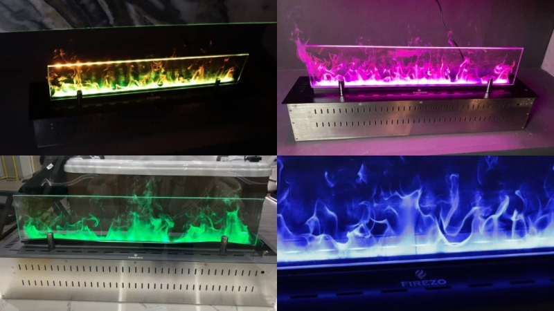 НОВИНКА: Паровой камин от бренда Firezo со всеми цветами радуги